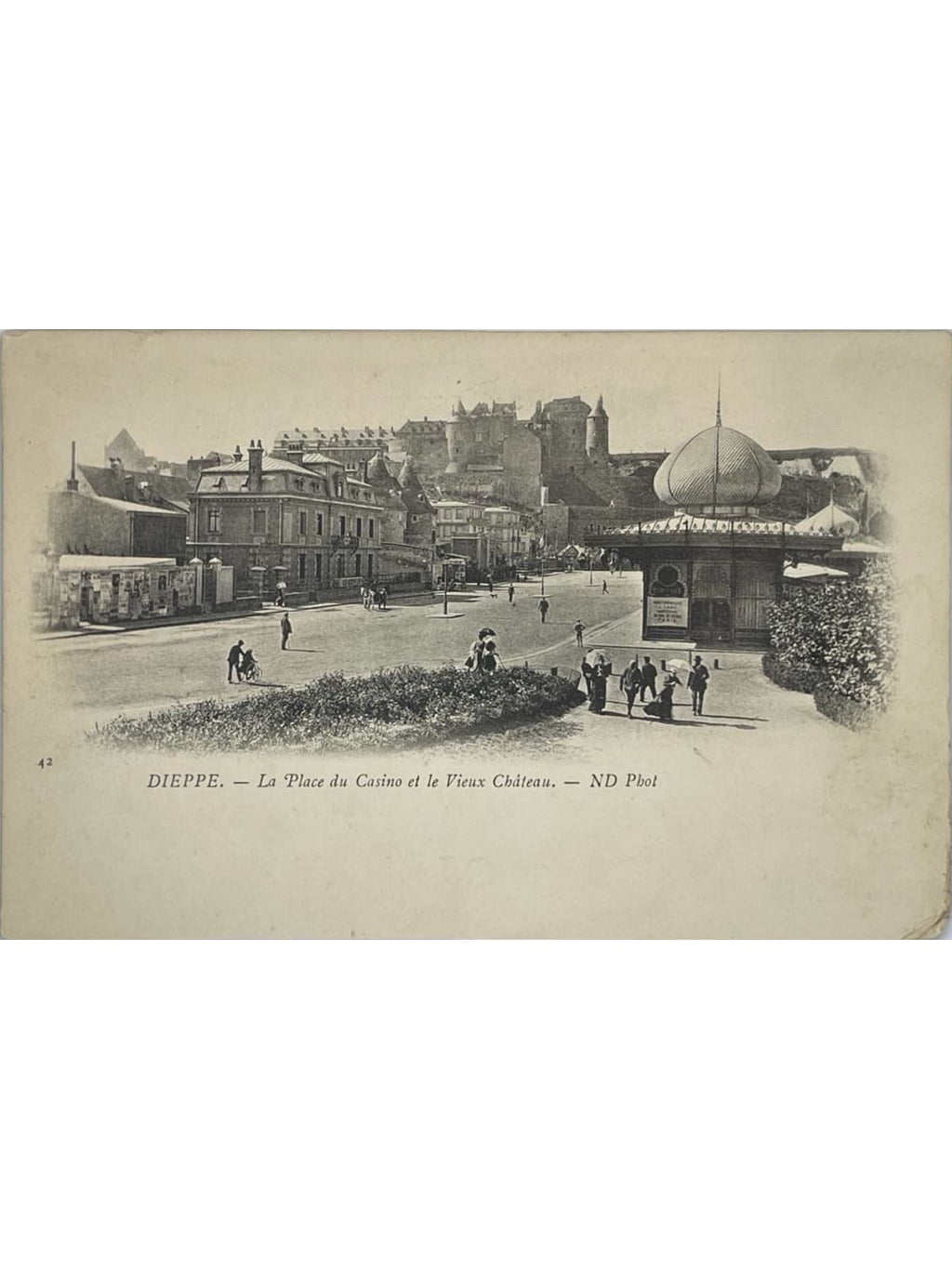 Recto de la carte postale