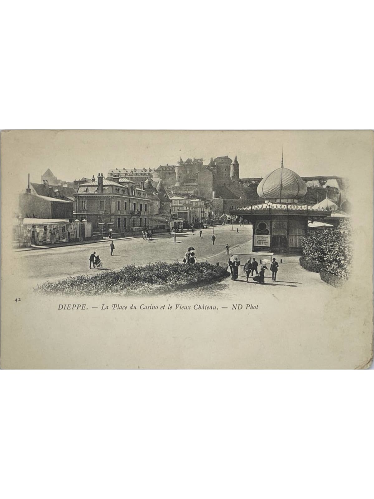 Recto de la carte postale
