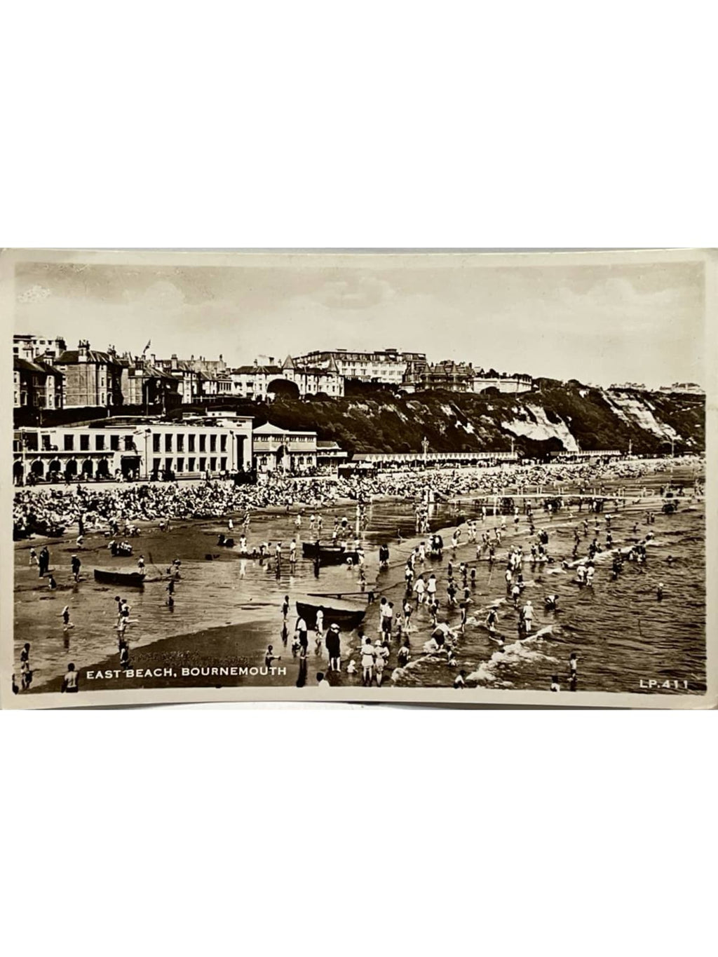 Recto de la carte postale
