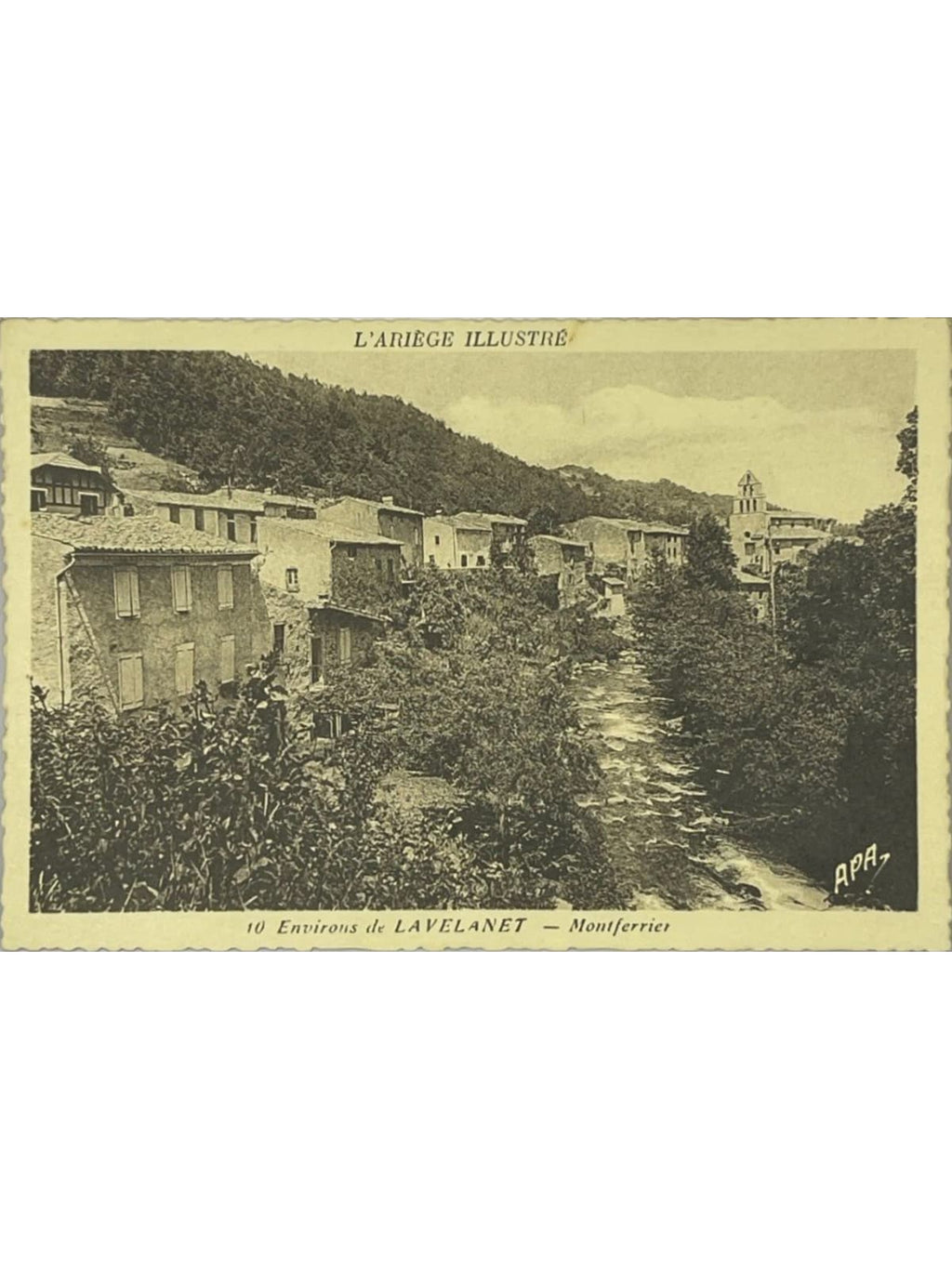 Recto de la carte postale