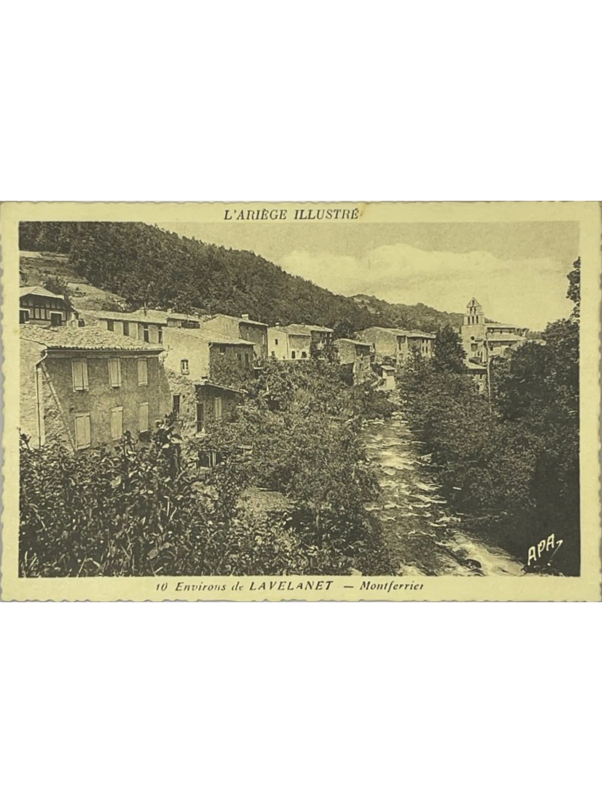 Recto de la carte postale