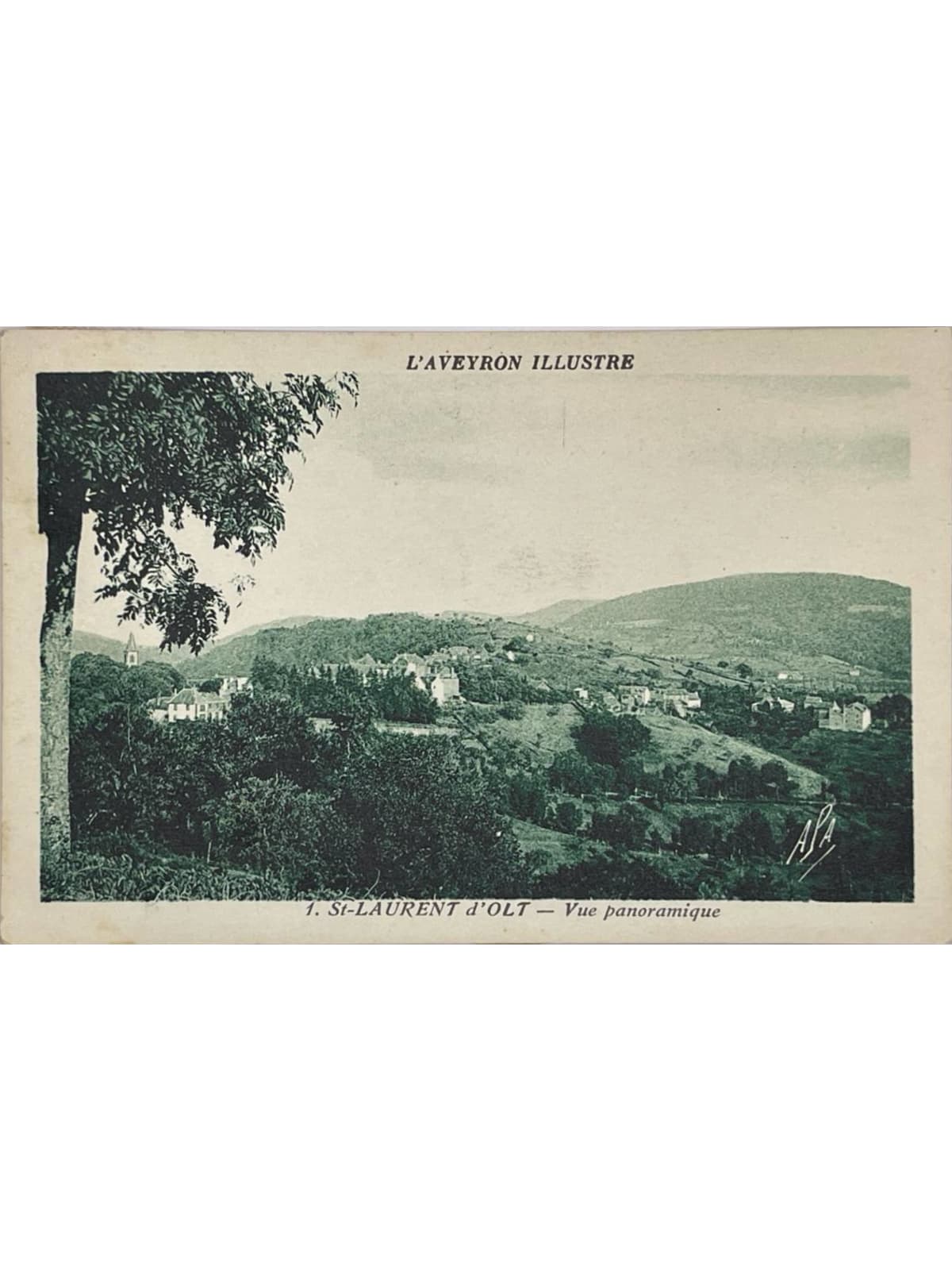 Recto de la carte postale