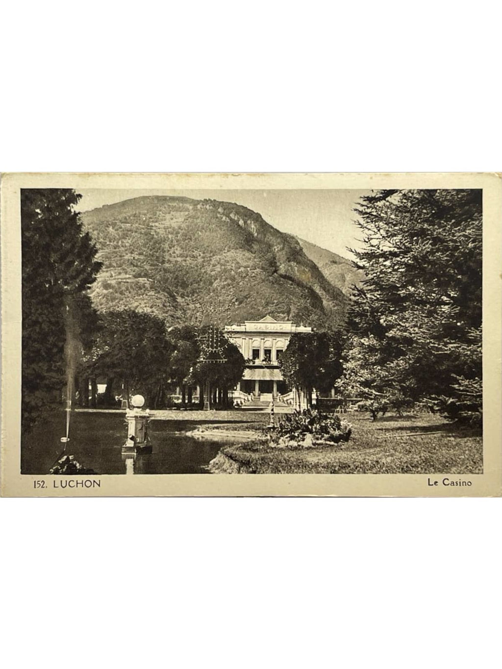 Recto de la carte postale