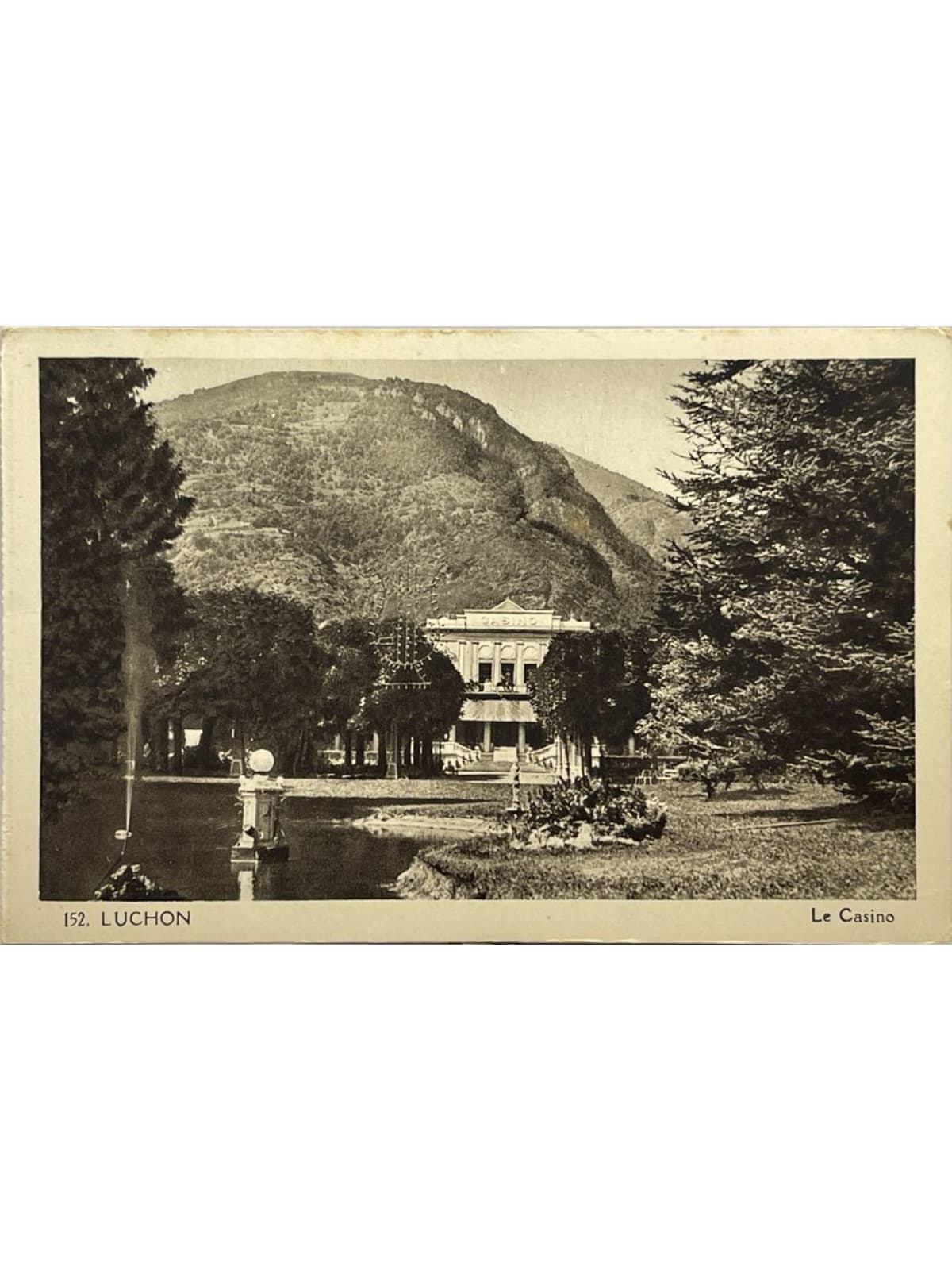 Recto de la carte postale
