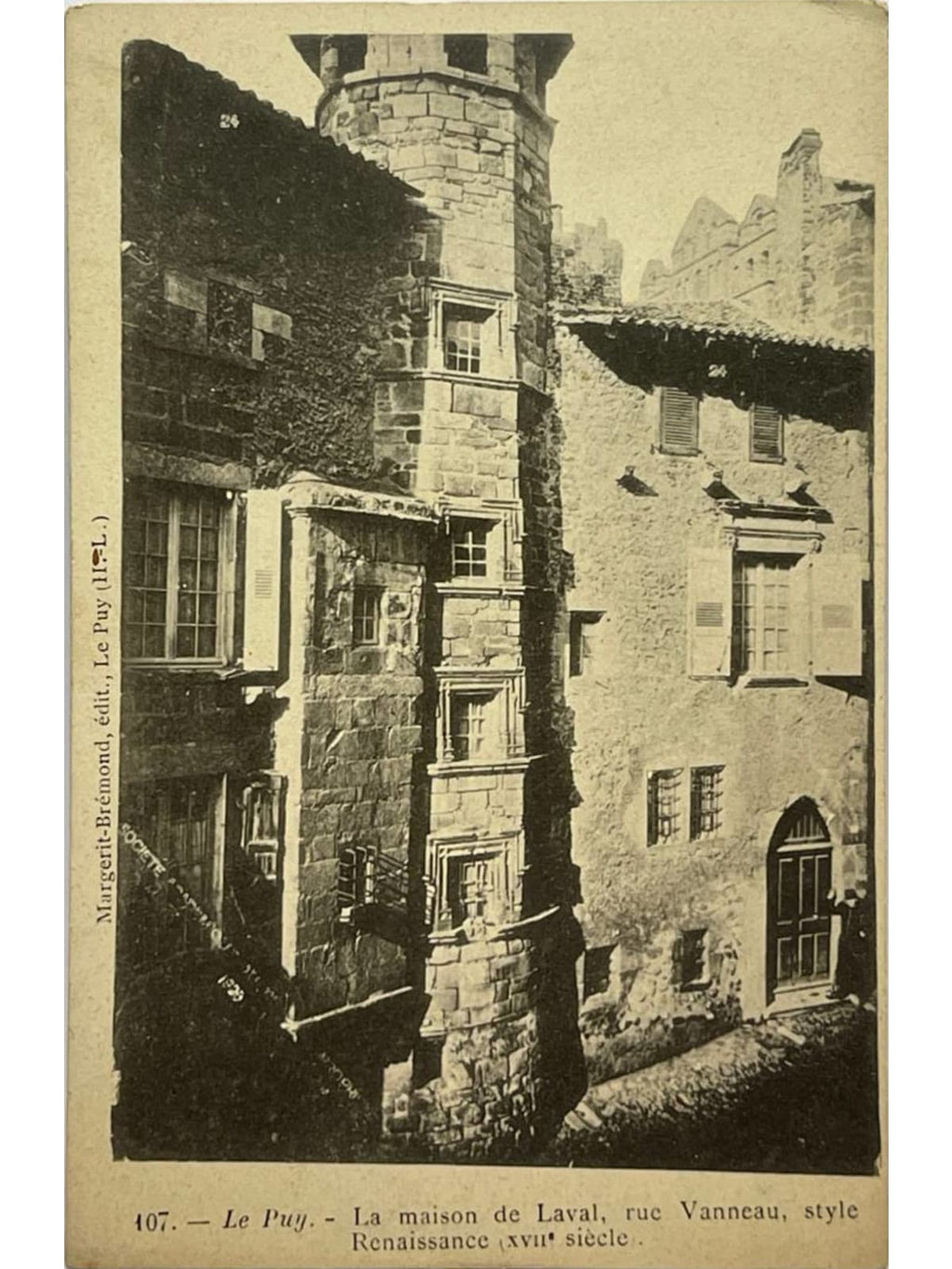 Recto de la carte postale