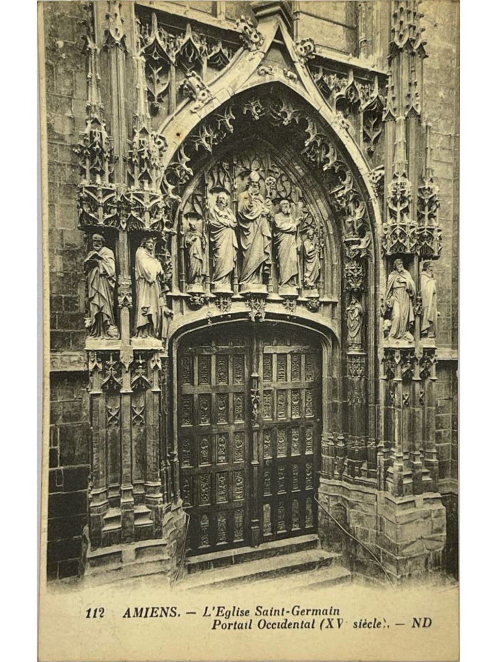 Recto de la carte postale