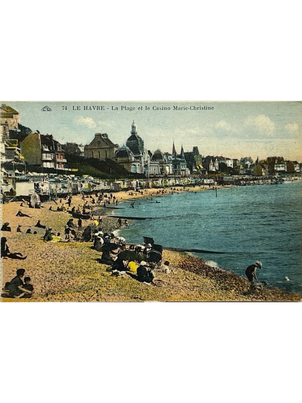 Recto de la carte postale