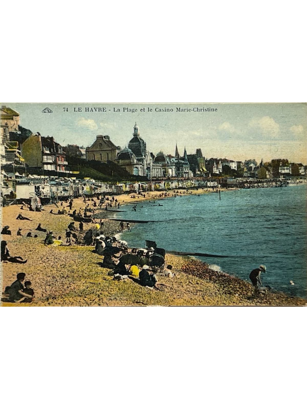 Recto de la carte postale