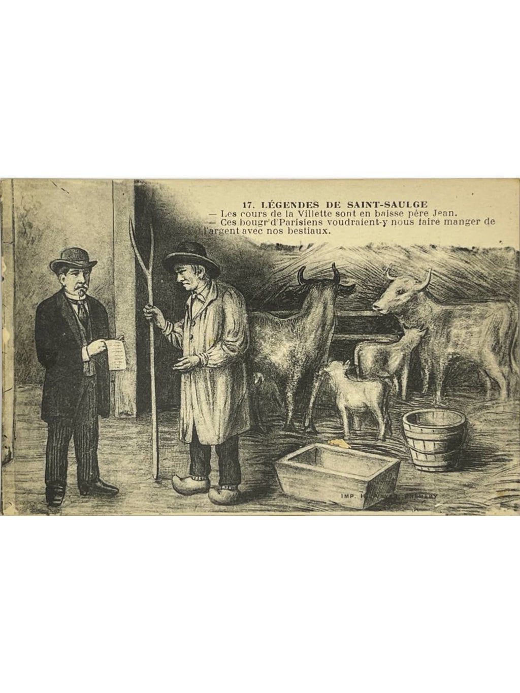 Recto de la carte postale