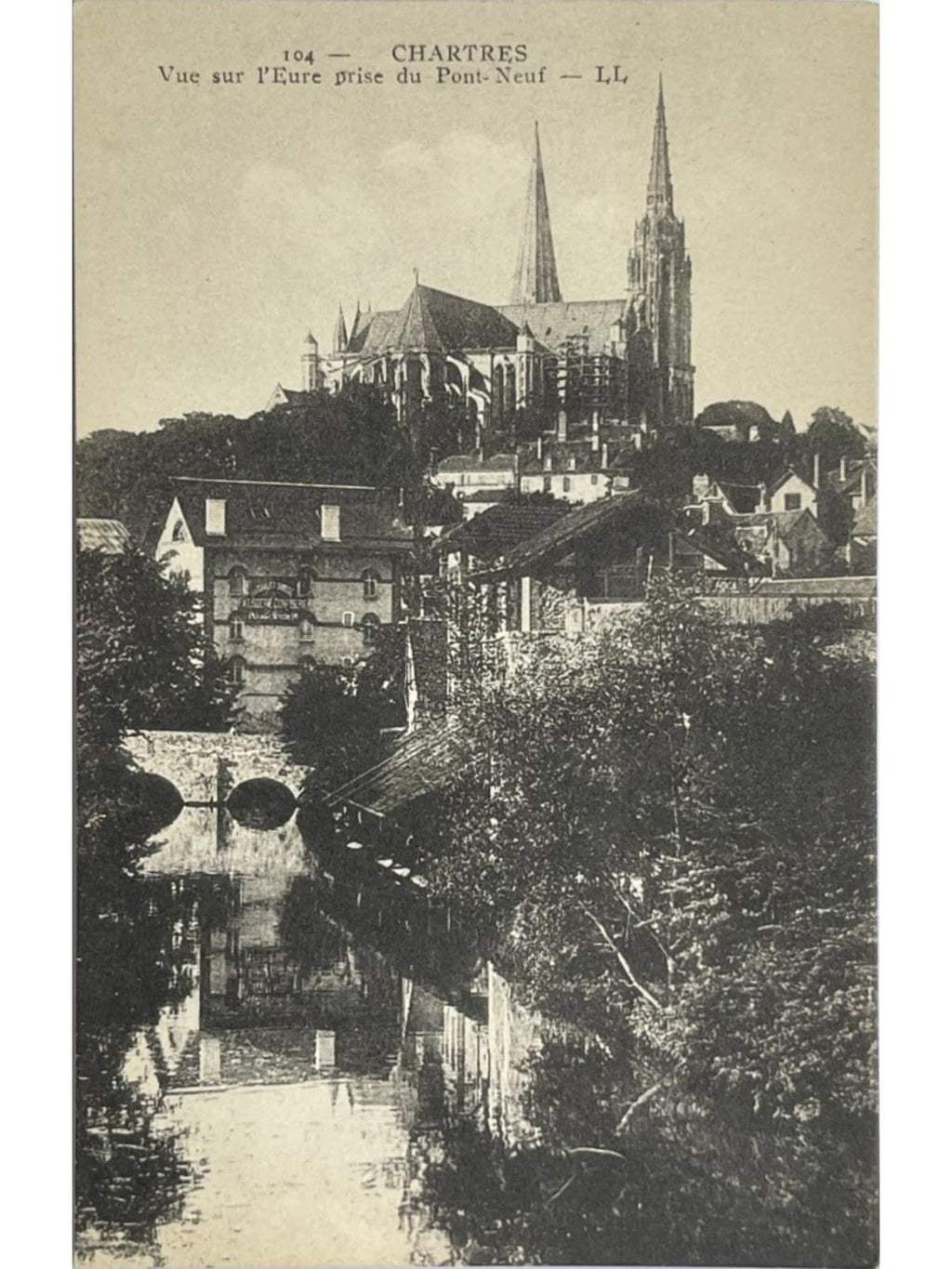Recto de la carte postale