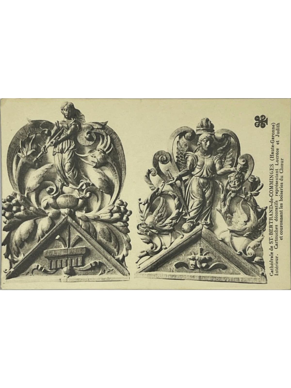 Recto de la carte postale