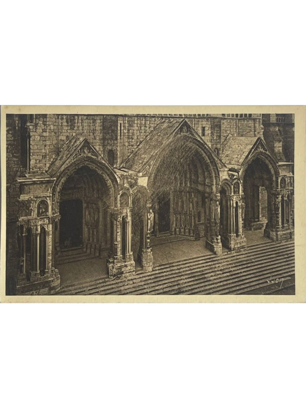 Recto de la carte postale