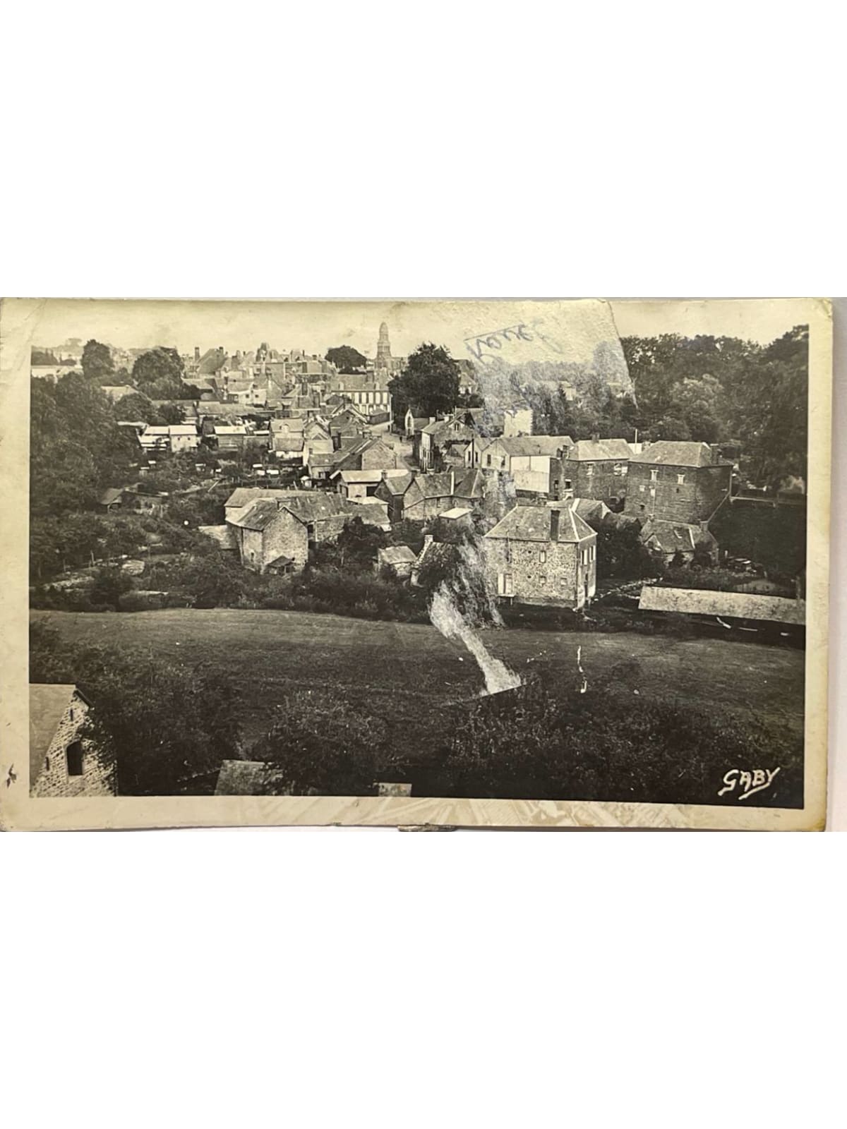 Recto de la carte postale