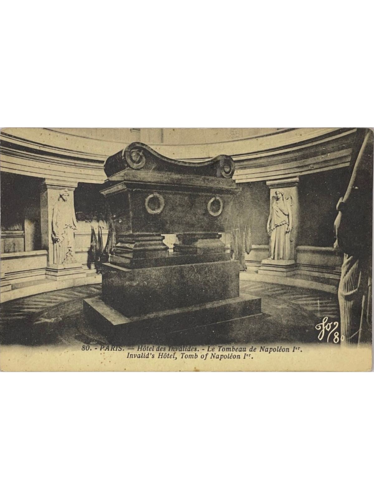 Recto de la carte postale