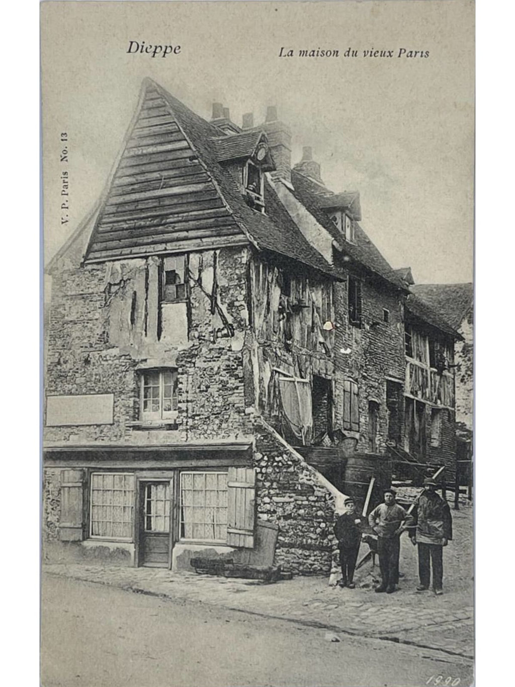 Recto de la carte postale
