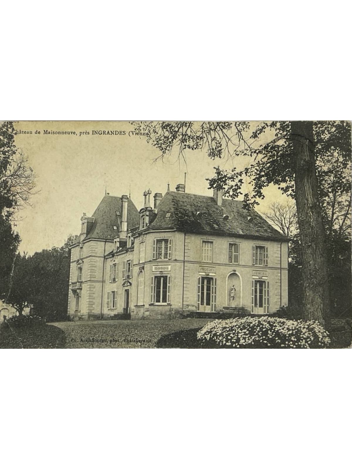 Recto de la carte postale