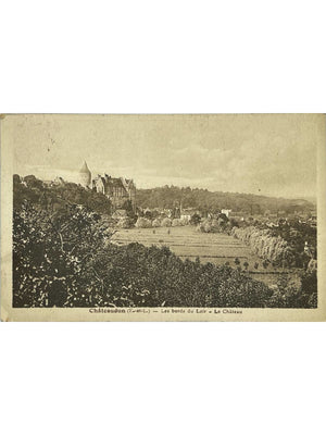 Châteaudun – Les bords du Loir et le château – CPA ancienne