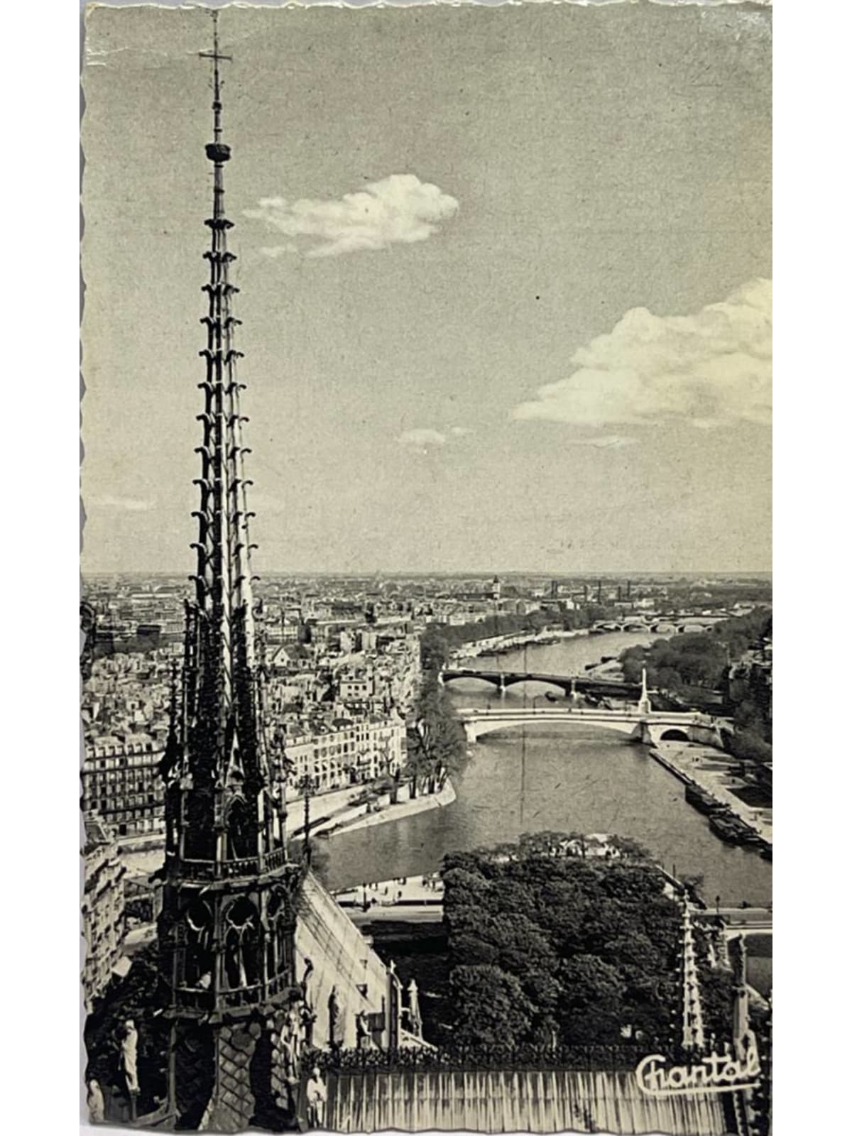 Recto de la carte postale