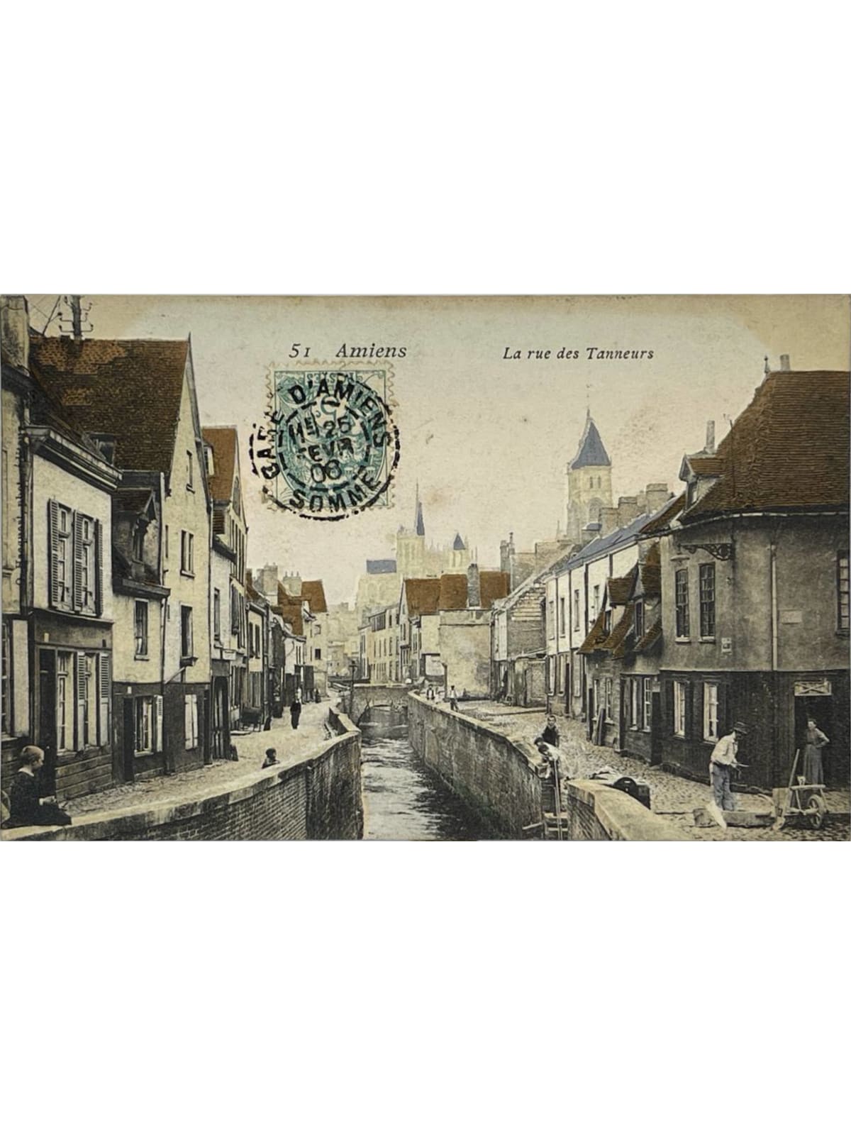 Recto de la carte postale