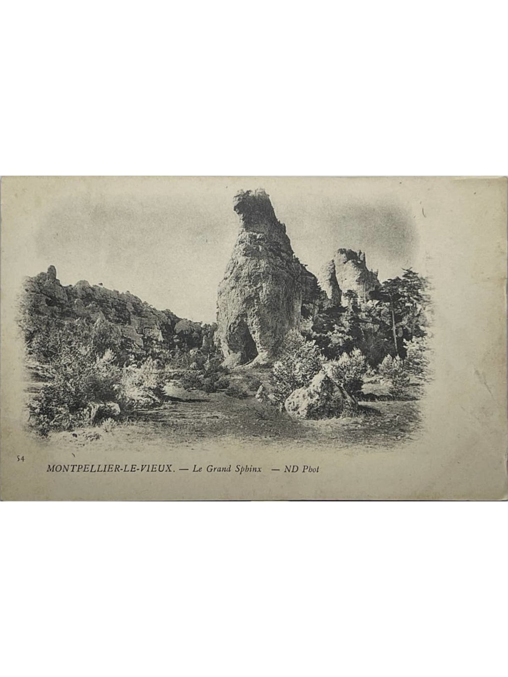 Recto de la carte postale