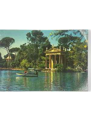 Rome – Villa Borghese, petit lac et temple d'Esculape – CPSM