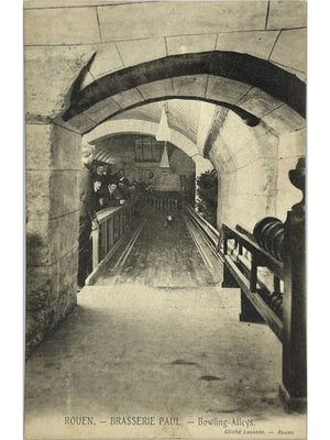 Rouen – Brasserie Paul et bowling-alleys – CPA ancienne