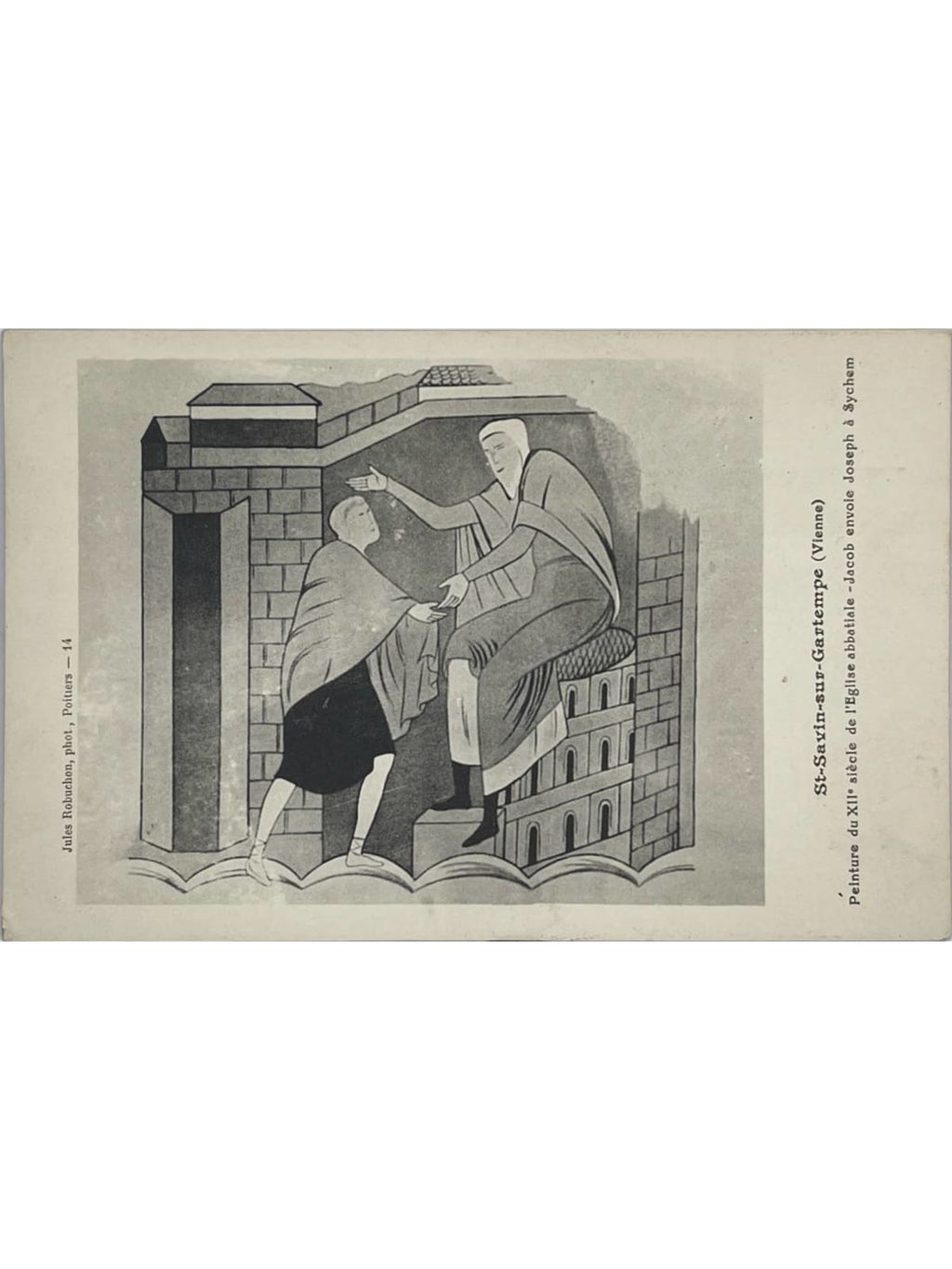 Recto de la carte postale
