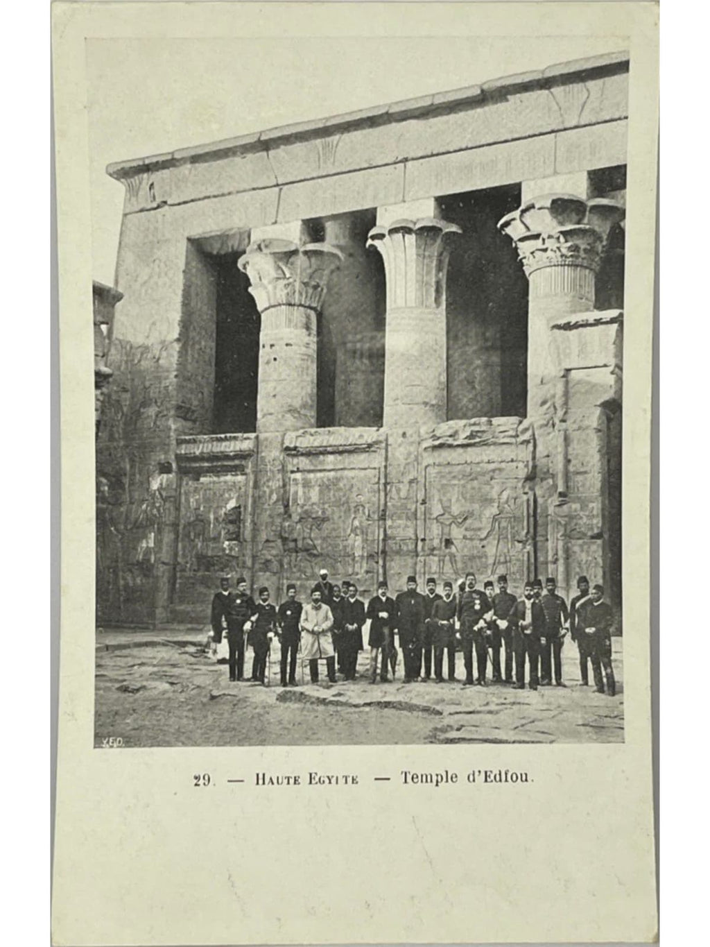 Recto de la carte postale