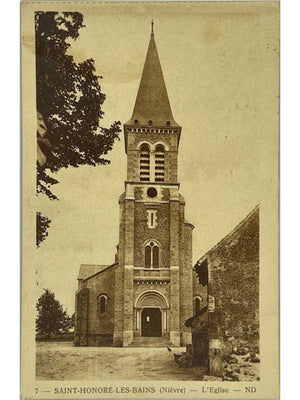 Saint-Honoré-les-Bains – Église Saint-Loup – CPA n° 7 ND