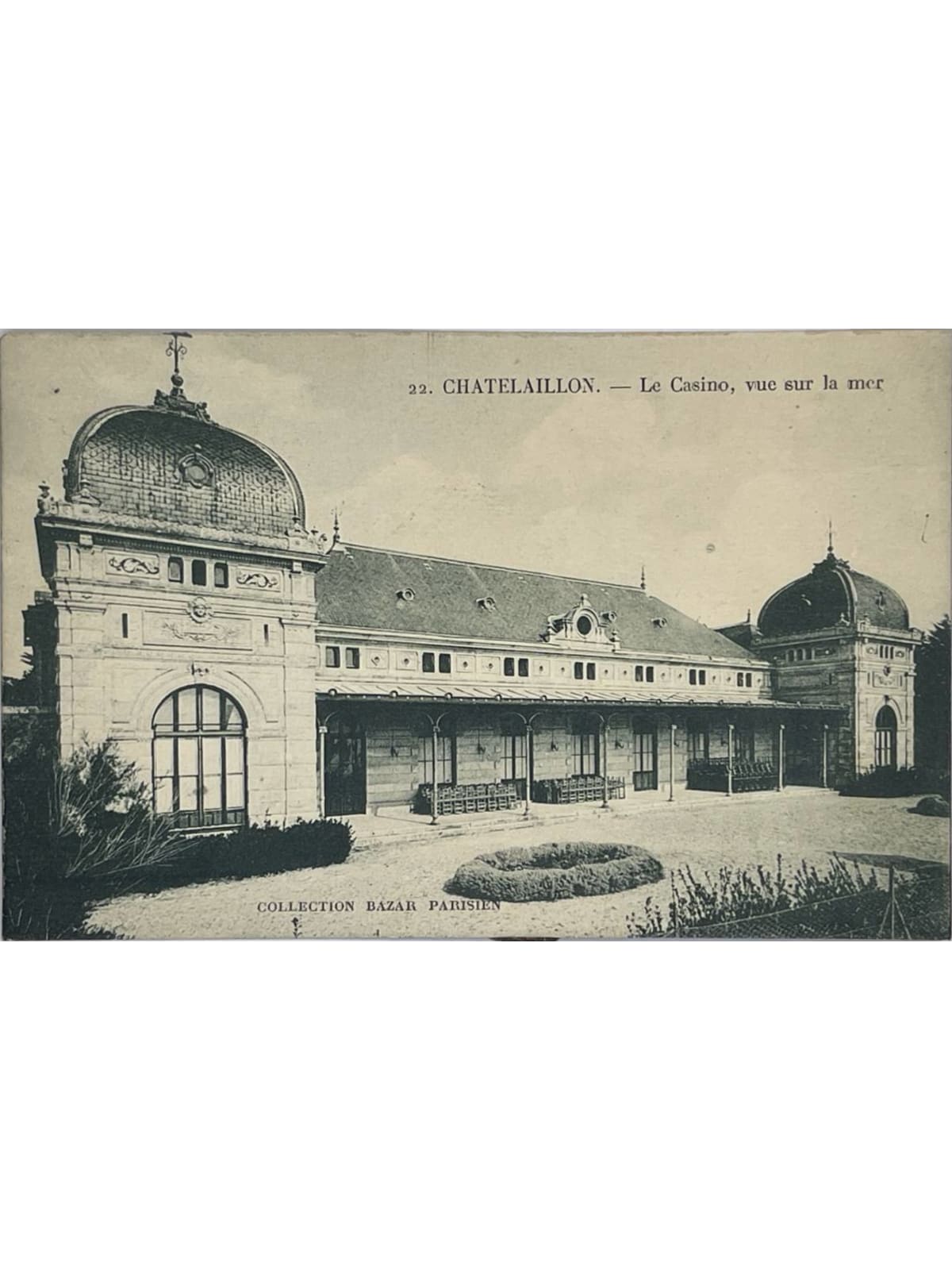 Recto de la carte postale