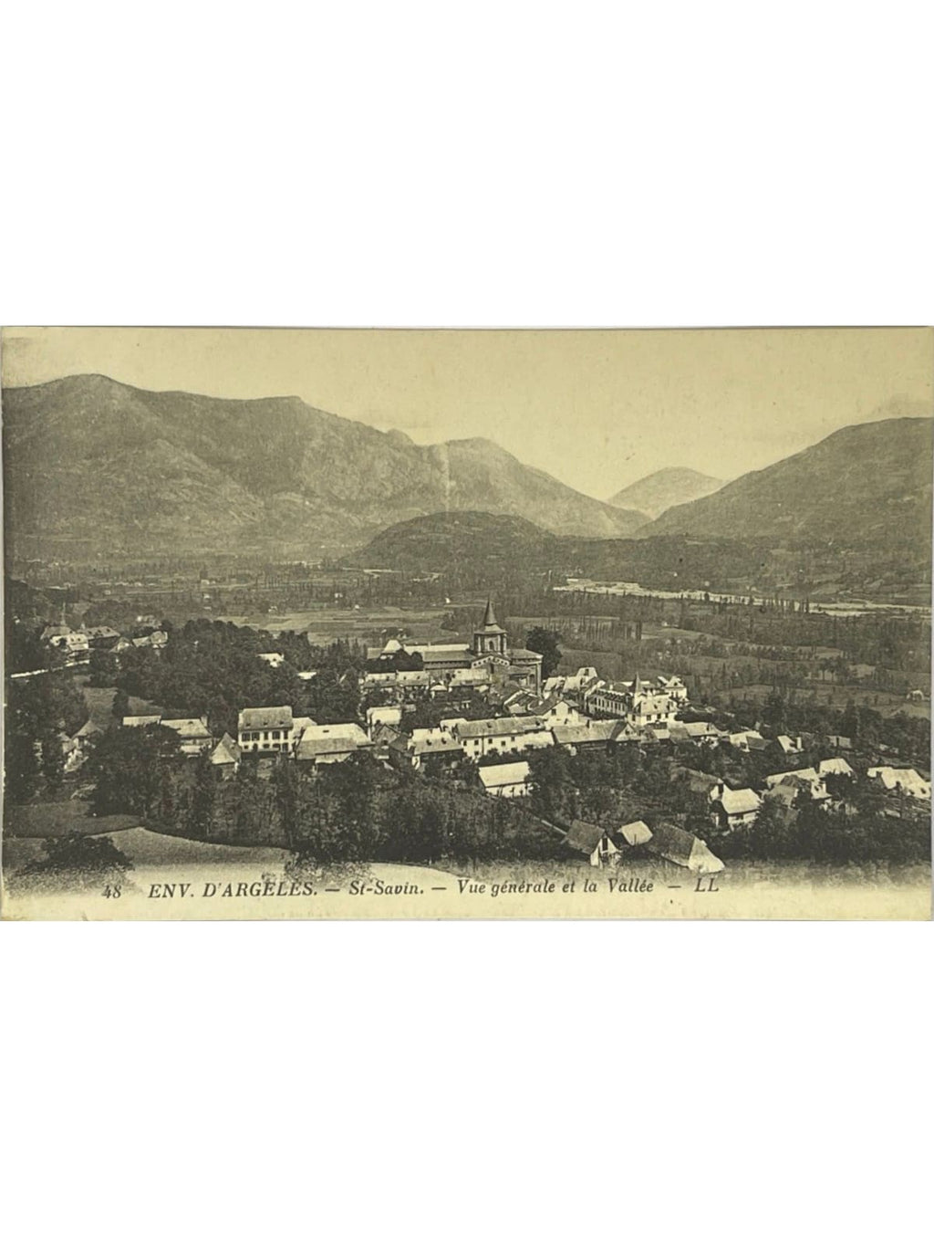Recto de la carte postale