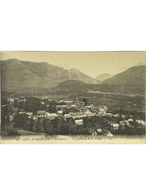 Saint-Savin (Hautes-Pyrénées) – Vue générale et vallée – CPA LL n°48