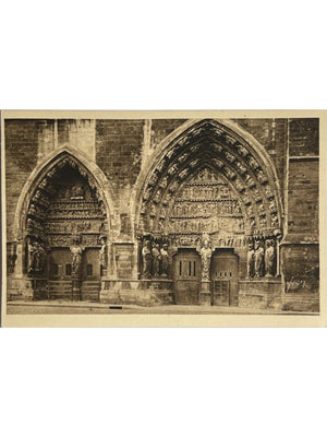 Reims – Portail nord de la cathédrale Notre-Dame – Éditions Yvon