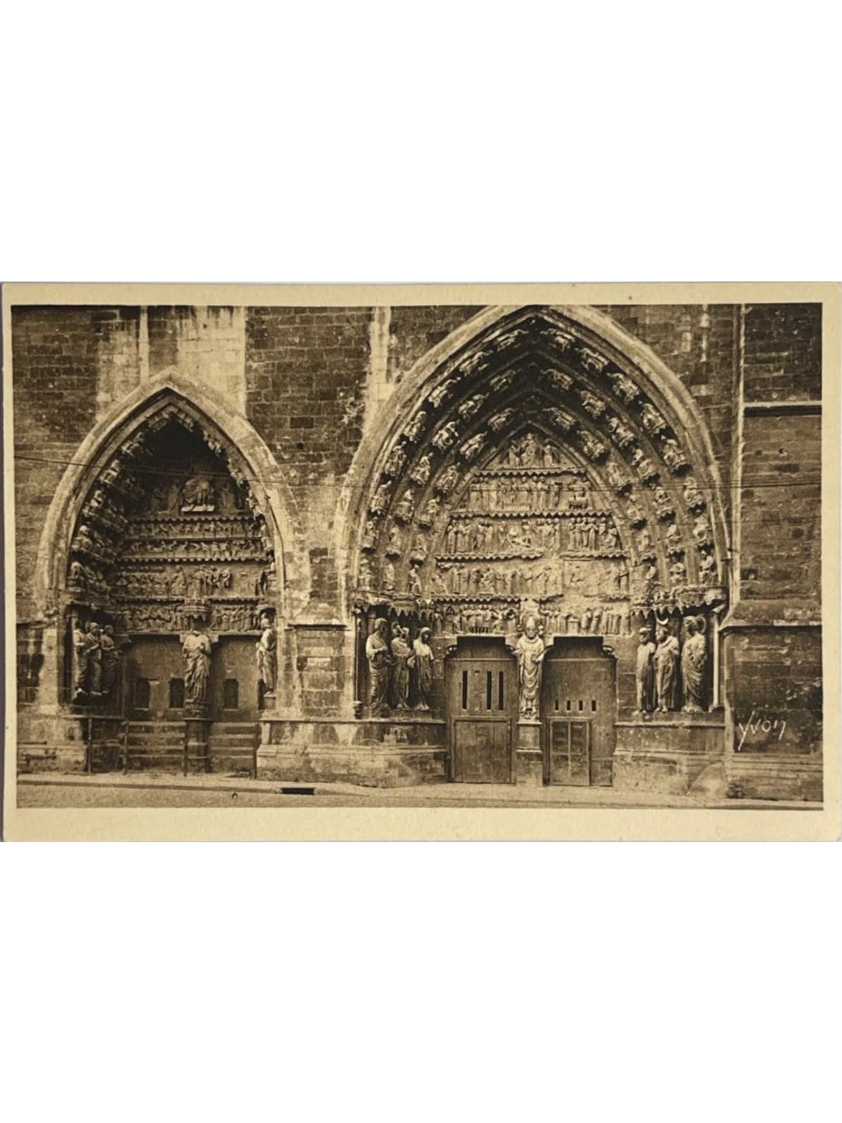 Recto de la carte postale
