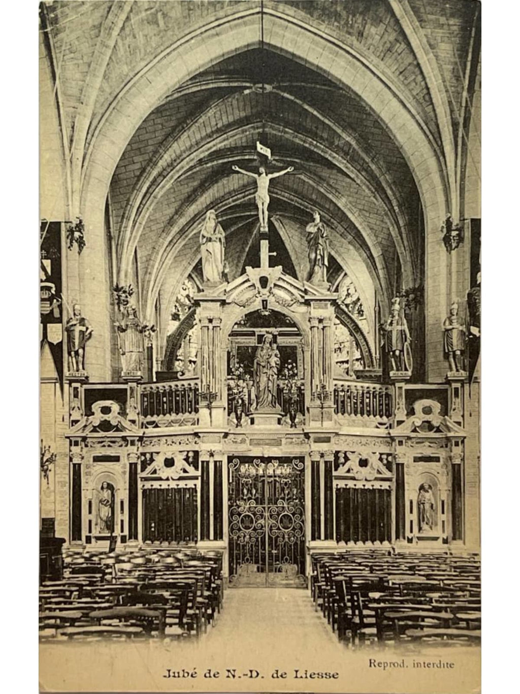 Recto de la carte postale