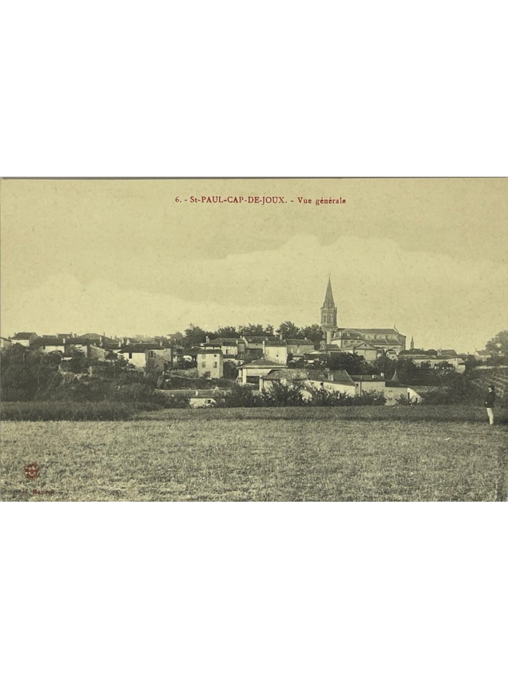 Recto de la carte postale