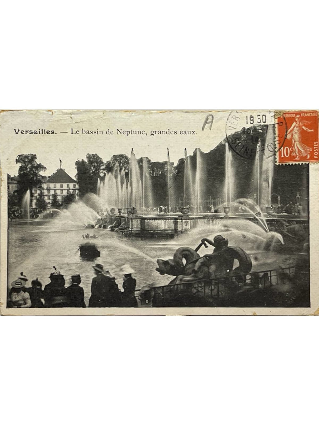 Recto de la carte postale