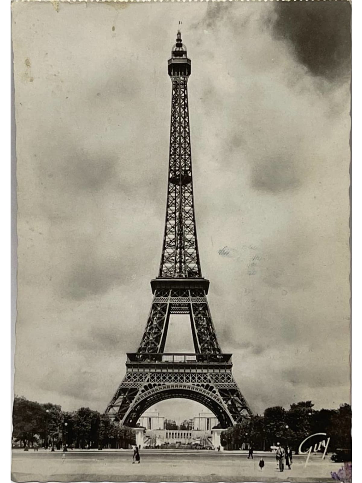 Recto de la carte postale