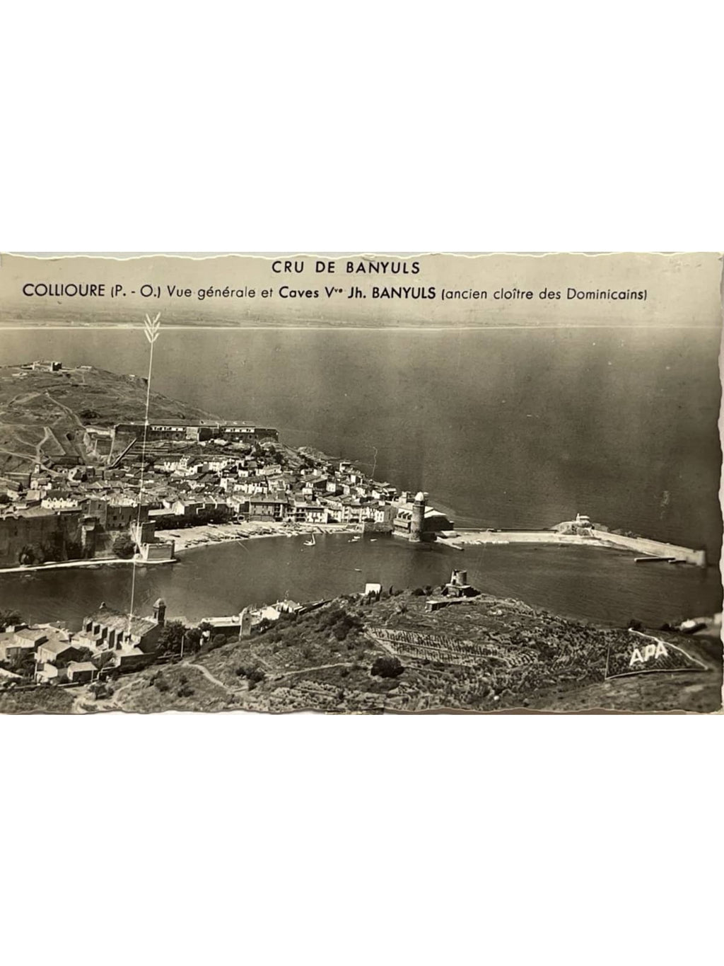 Recto de la carte postale