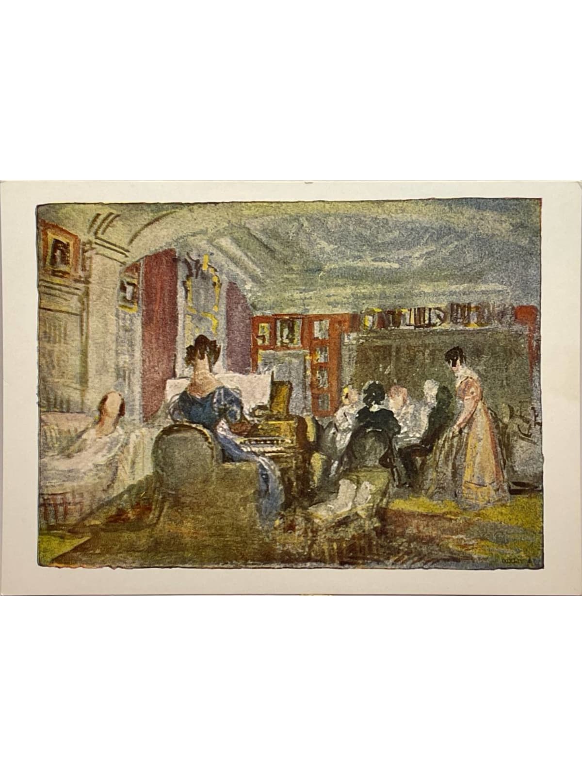 Recto de la carte postale