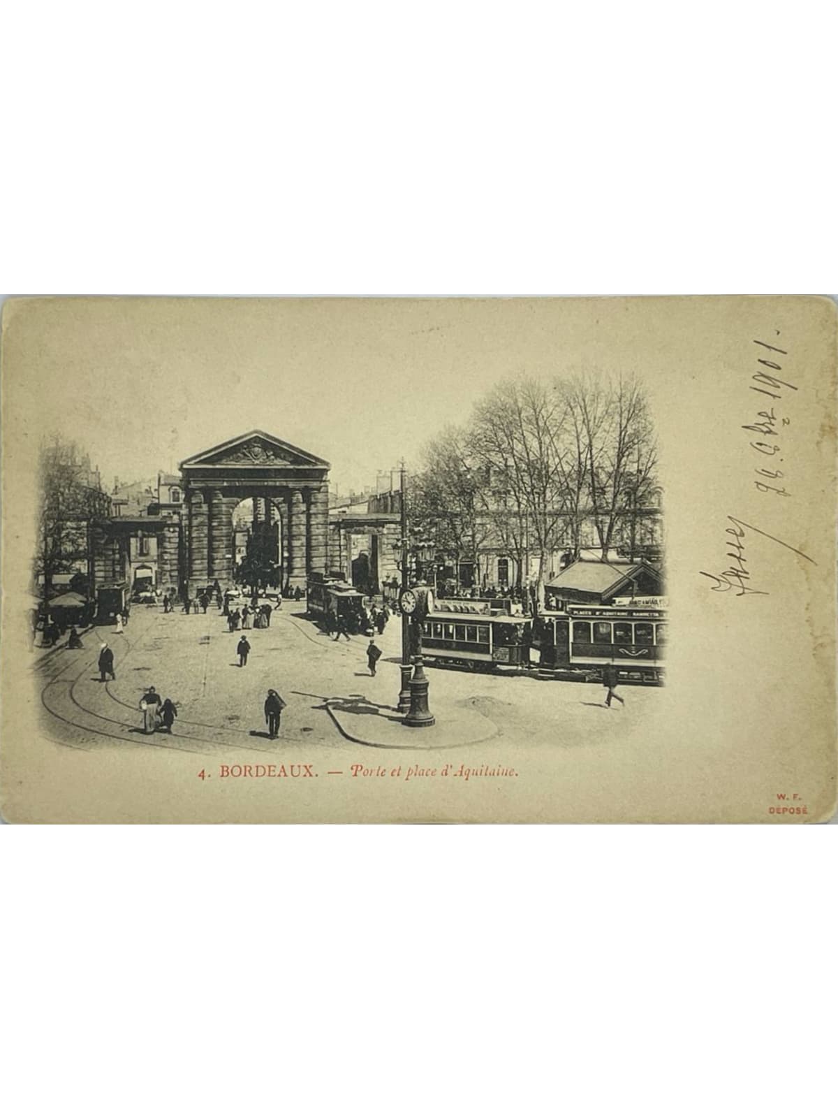Recto de la carte postale