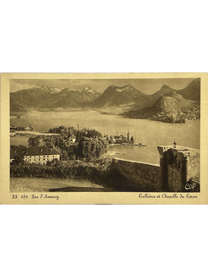 Talloires – Lac d'Annecy et chapelle du Thoron – CPA LL 151