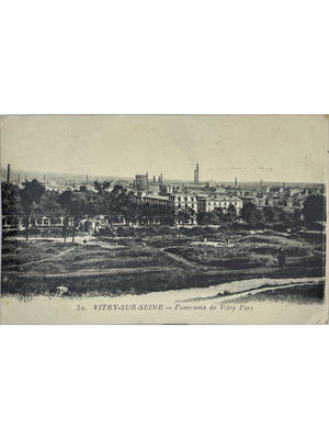 Vitry-sur-Seine – Panorama de Vitry-Port et usines – CPA n° 30 E.L.D.