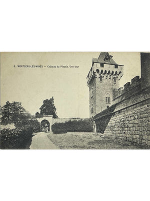 Montceau-les-Mines – Château du Plessis, une tour – CPA n° 6