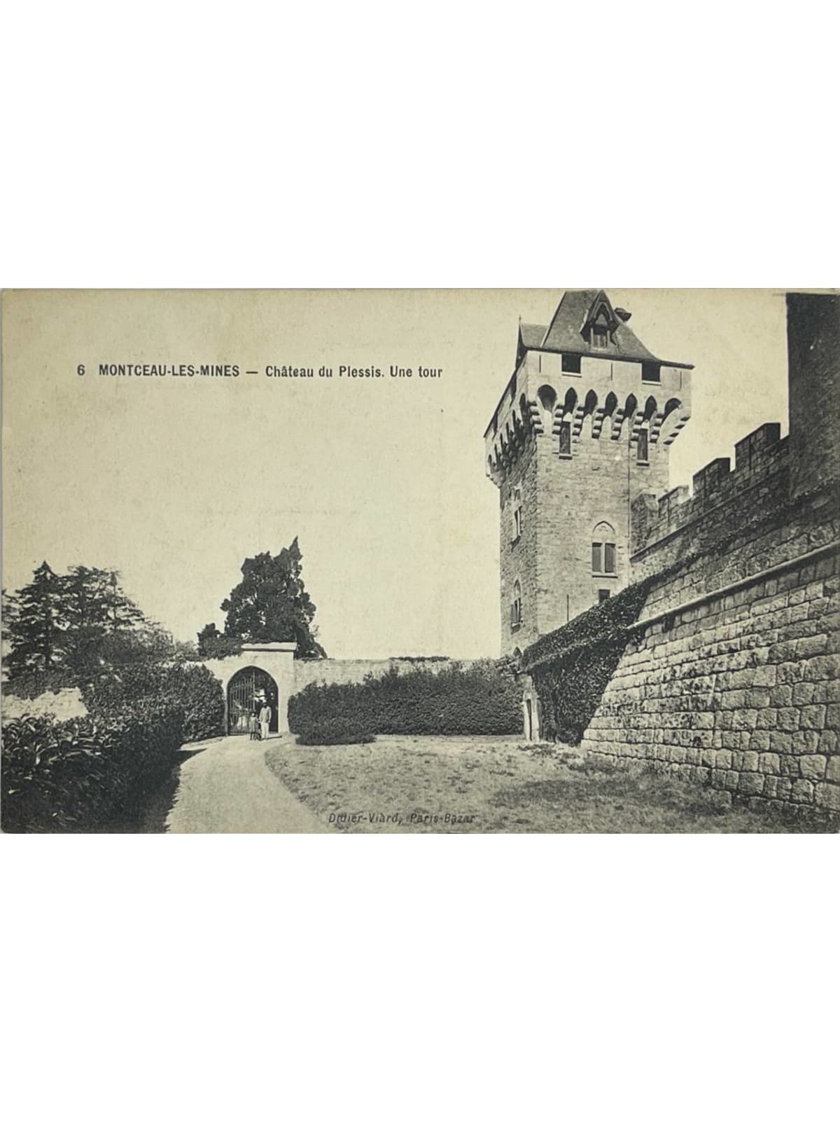 Recto de la carte postale