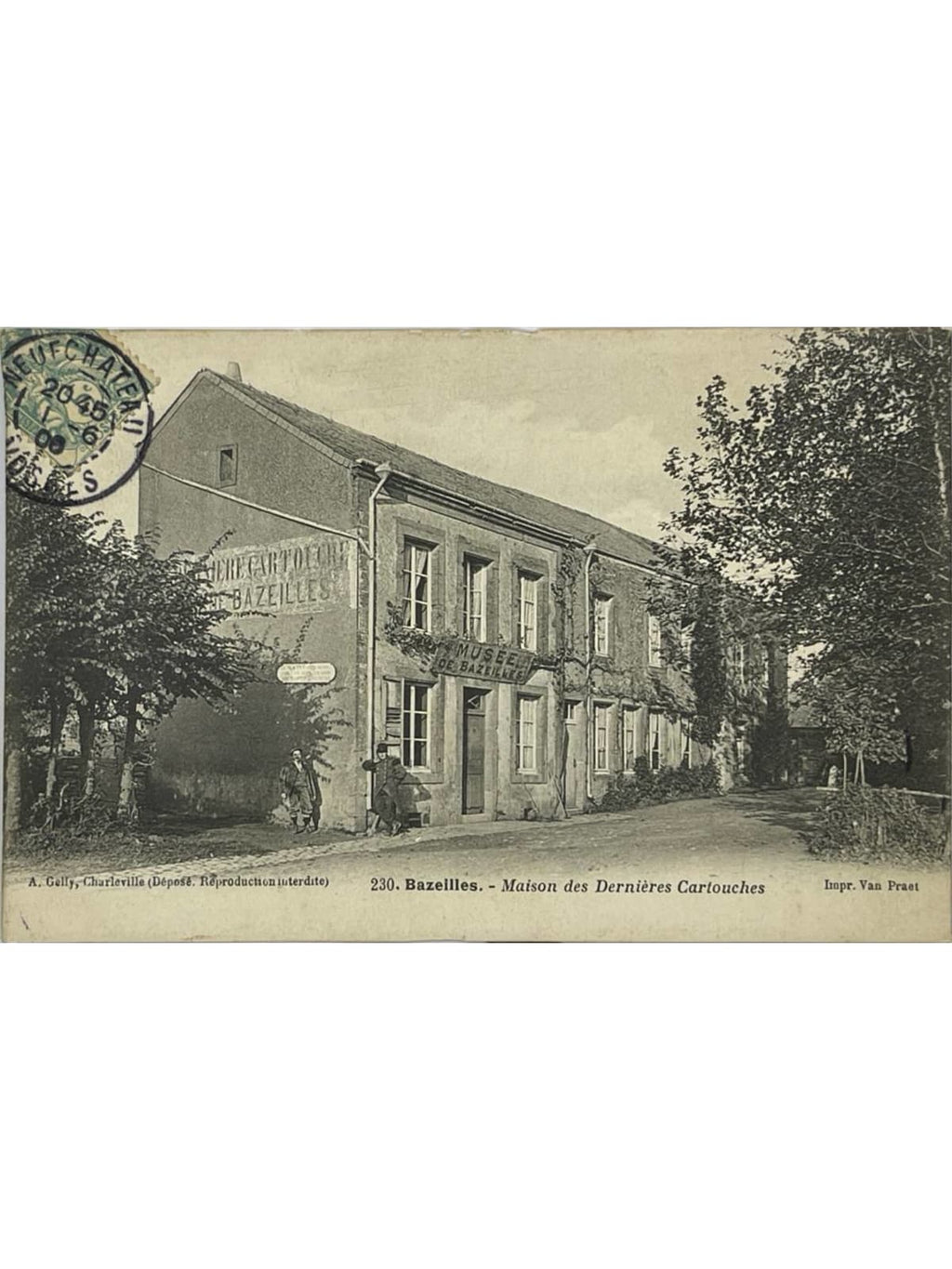 Recto de la carte postale