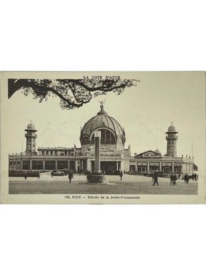 Nice – Entrée de la Jetée-Promenade – CPA ancienne n° 194