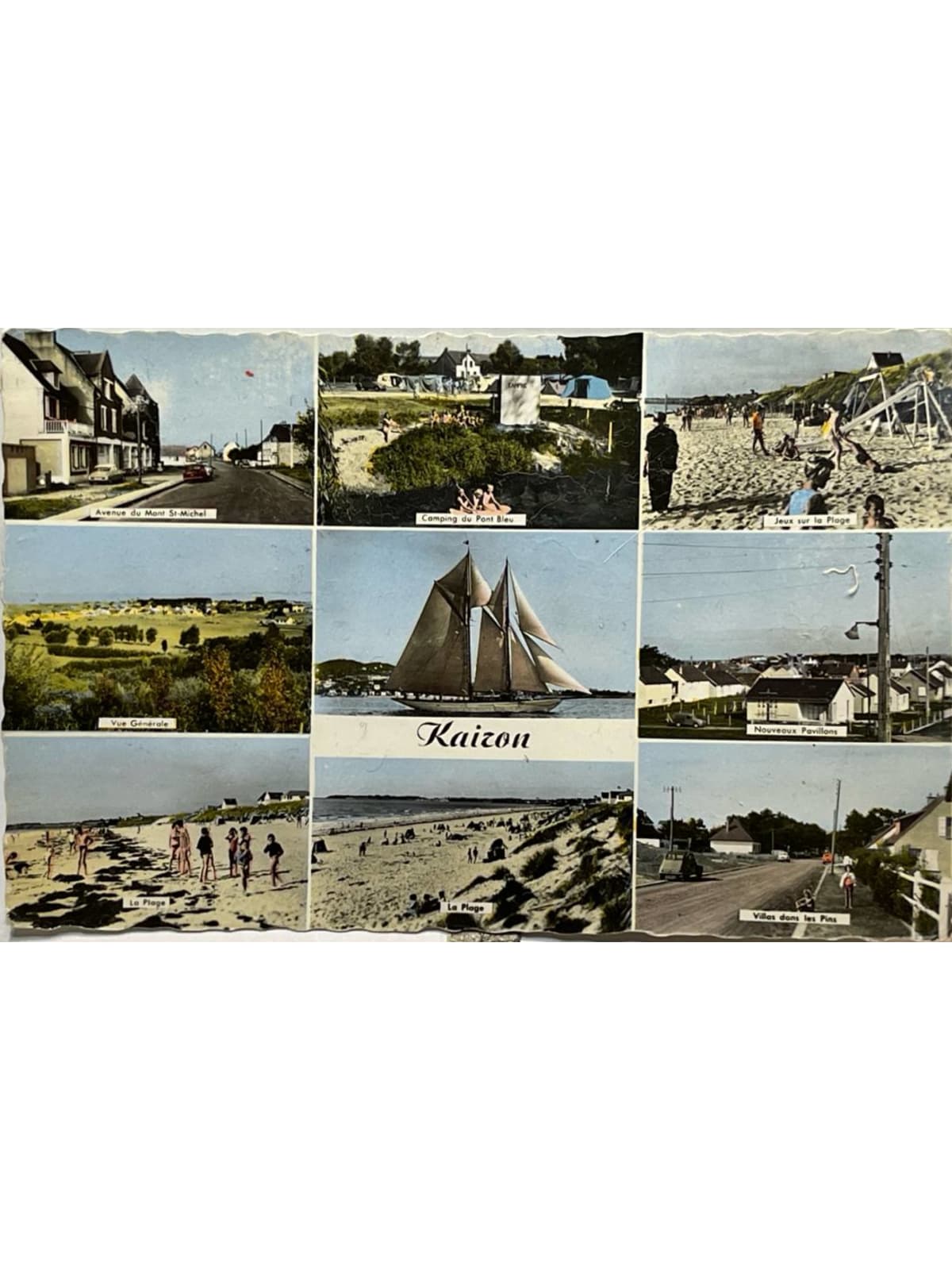 Recto de la carte postale