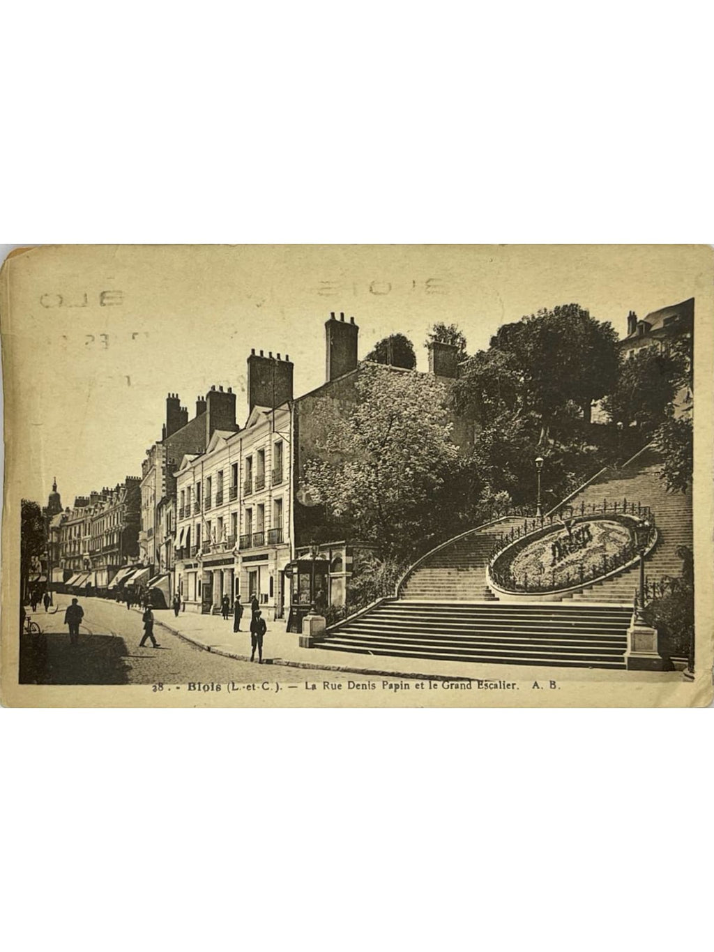 Recto de la carte postale