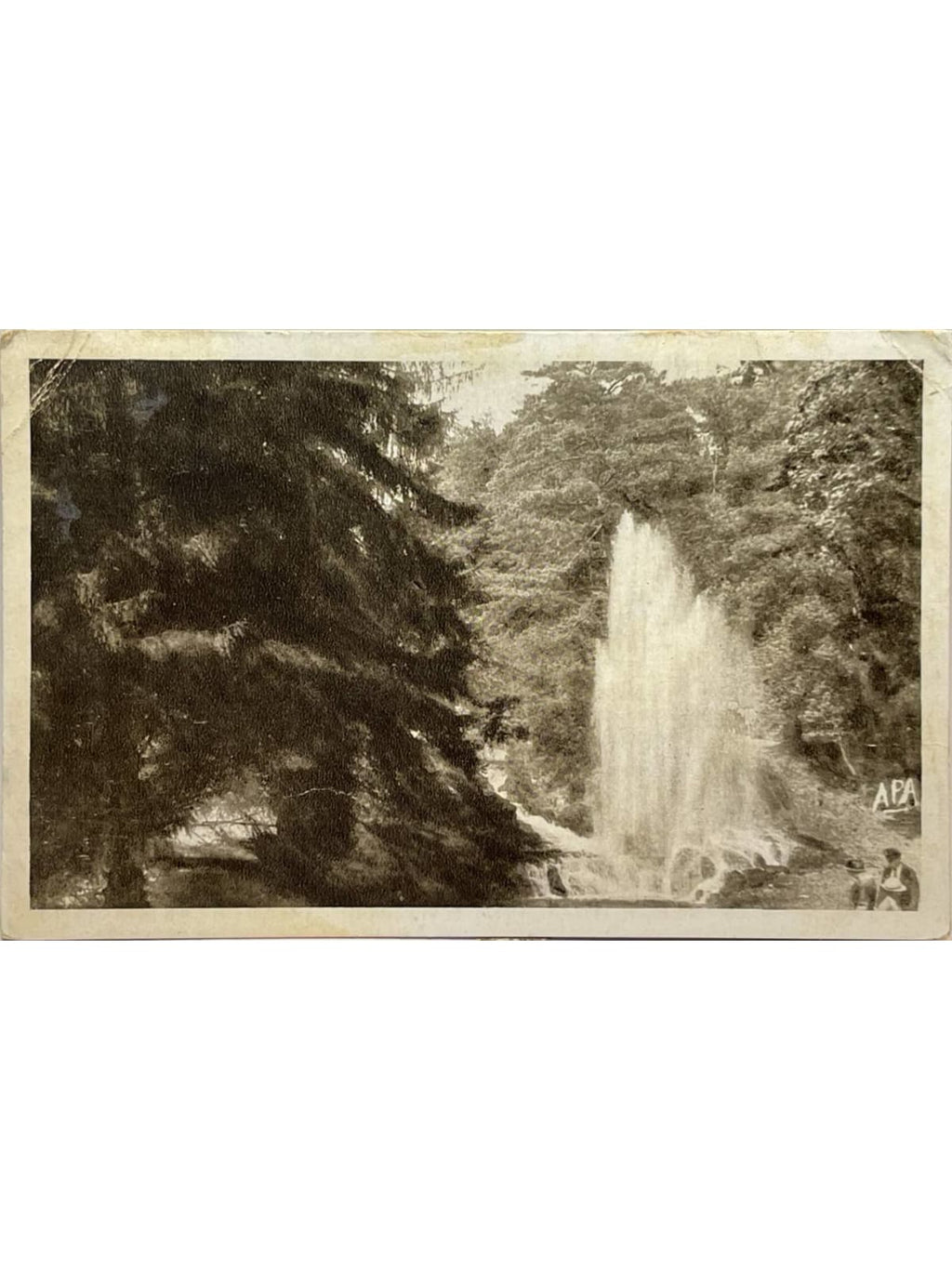 Recto de la carte postale